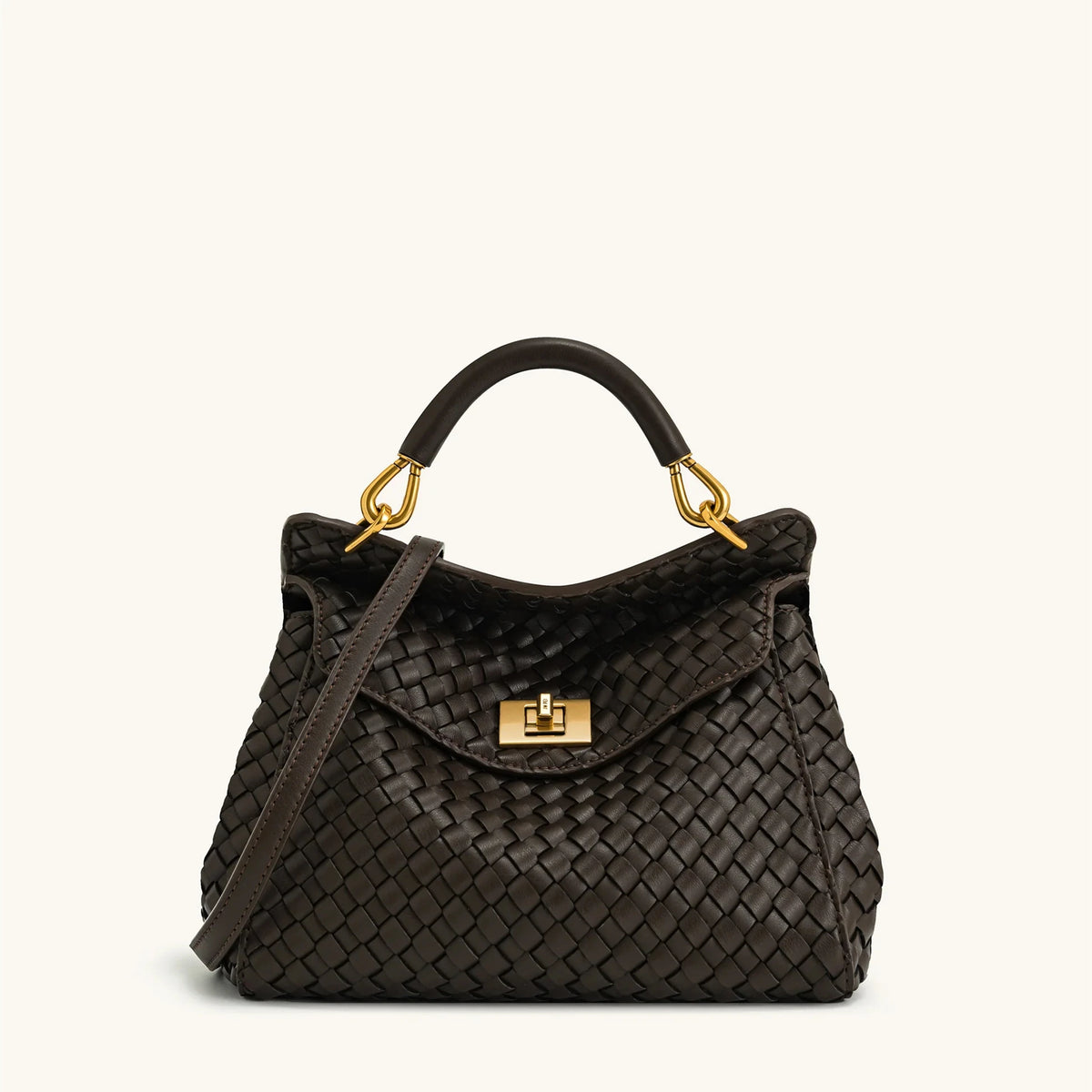 JW PEI Artificial Leather Box Bag, Shoulder Bag, Crossbody Bag, Handbag Medium Women's White/Black/Brown/Olive 2T78