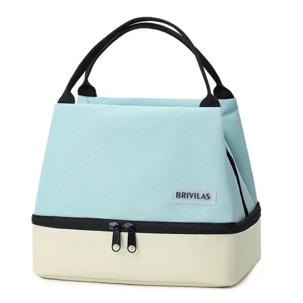 Camping Picnic Bag Lunch Bag Large Capacity Food Drink Storage Women's Casual Handbag Travel Tote Carry Aluminum Foil Tote Bag