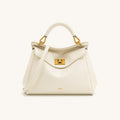 JW PEI Artificial Leather Box Bag, Shoulder Bag, Crossbody Bag, Handbag Medium Women's White/Black/Brown/Olive 2T78