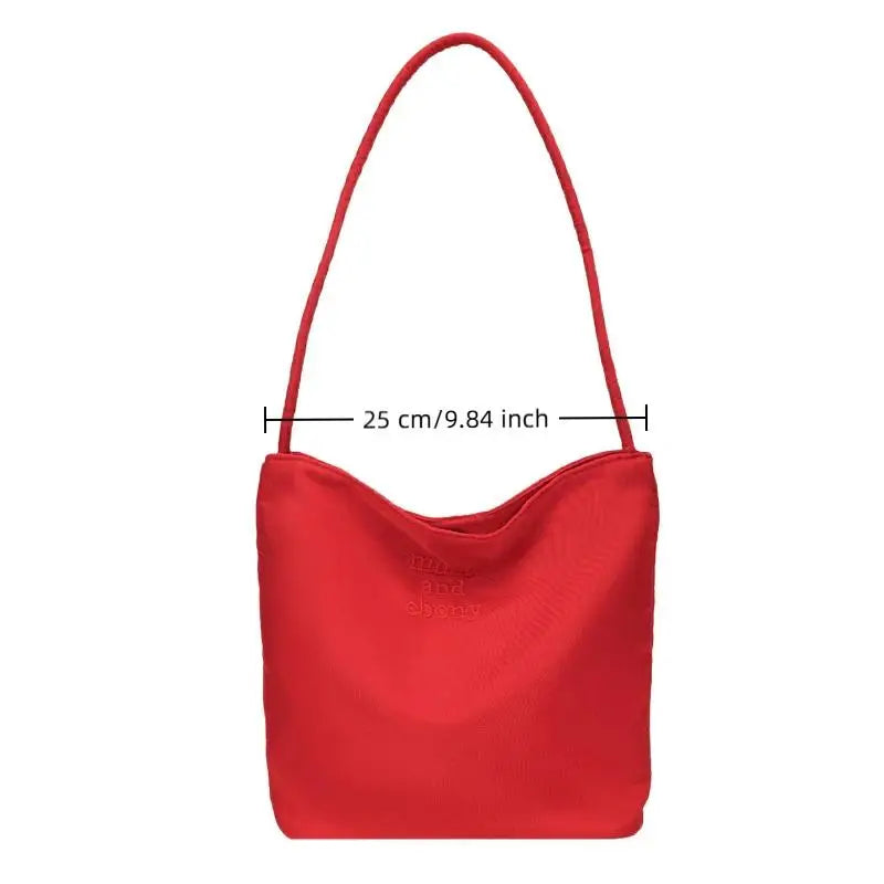 ★▲Women's High Capacity Handbag Underarm Handbag Shoulder Bag Waterproof Embroidered Letters Underarm Bag Tote Bags