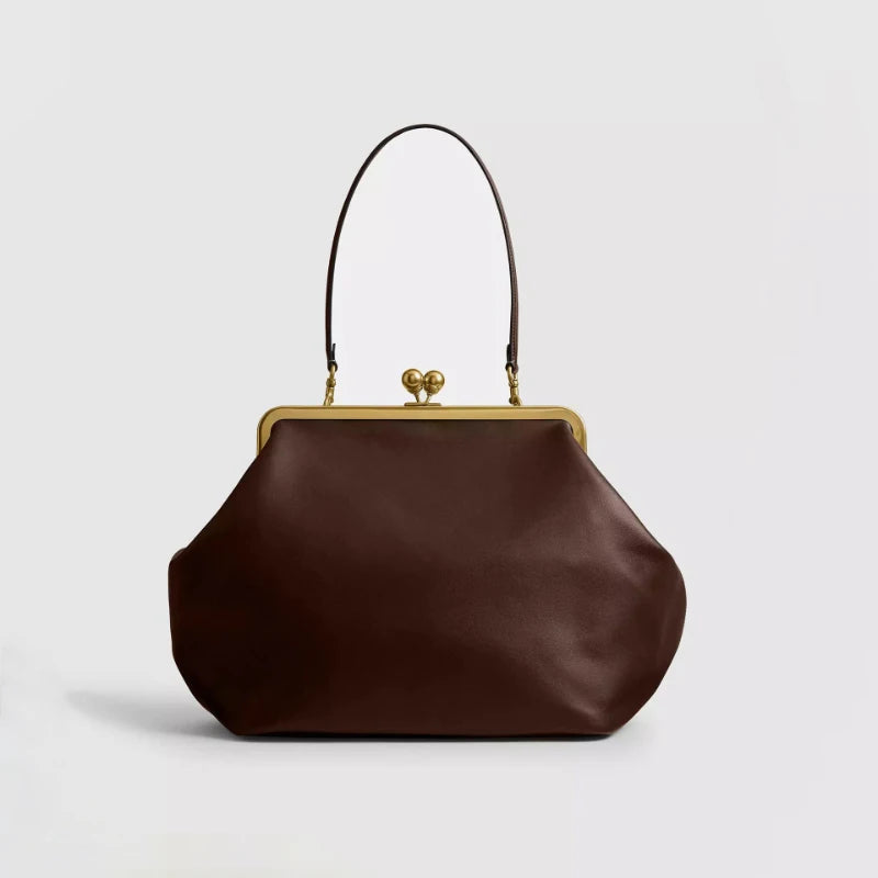 Branded Women's Shoulder Bag Exquisite Irregular Design Seashell Handbag Luxury Large Capacity Clip Clutch Elegant Evening Bag