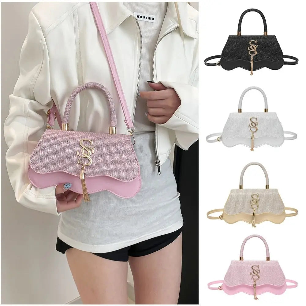 Luxury PU Evening Bags Elegant Chain Banquet Bag Clutch Handbag Women