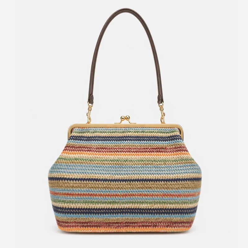 Branded Women's Shoulder Bag Exquisite Irregular Design Seashell Handbag Luxury Large Capacity Clip Clutch Elegant Evening Bag