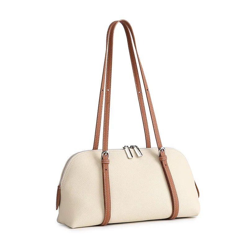 YANATARI Genuine Leather Bag Woman 2026 Luxury Bag Vintage Long Shoulder Bag Handbags Large Capacity Underarm Shopping Bag
