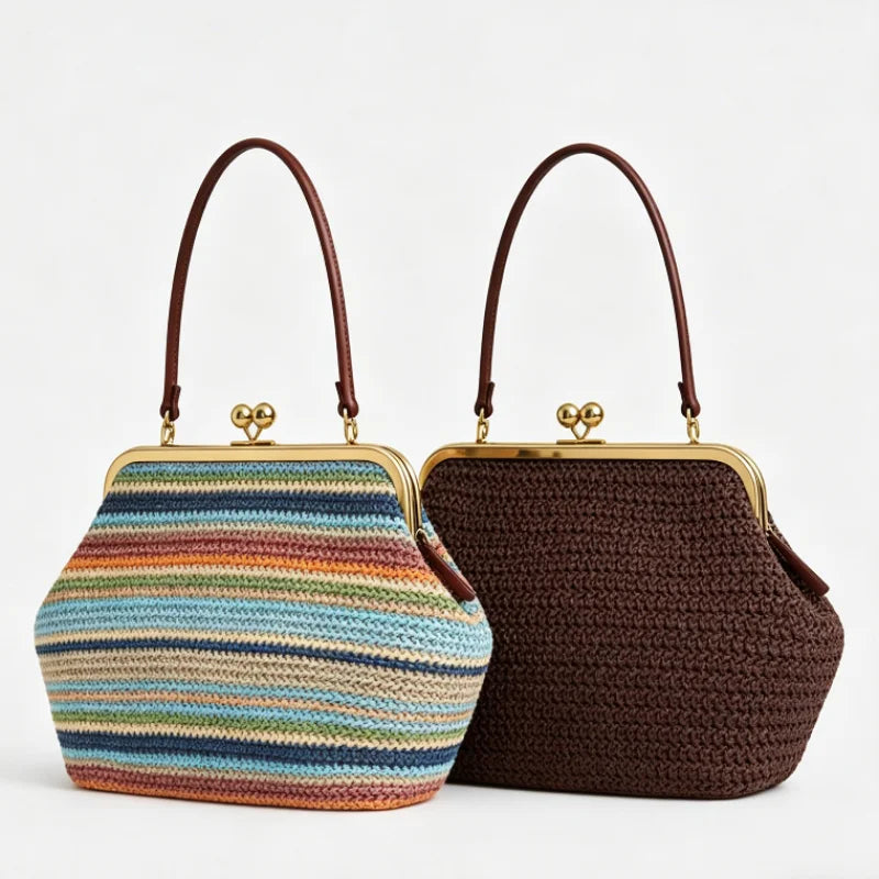 Branded Women's Shoulder Bag Exquisite Irregular Design Seashell Handbag Luxury Large Capacity Clip Clutch Elegant Evening Bag