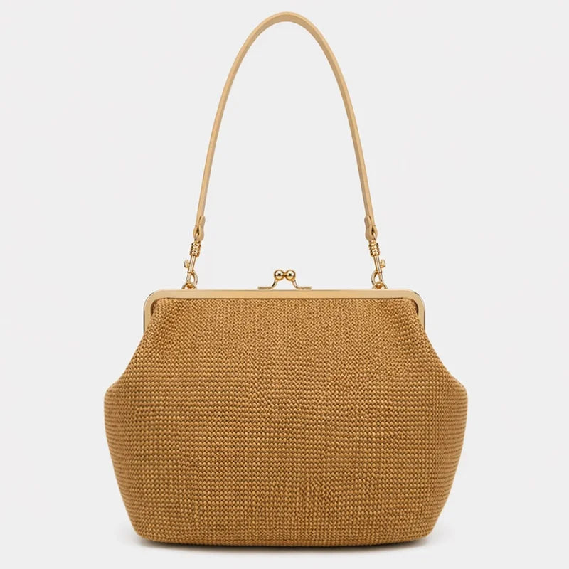 Branded Women's Shoulder Bag Exquisite Irregular Design Seashell Handbag Luxury Large Capacity Clip Clutch Elegant Evening Bag