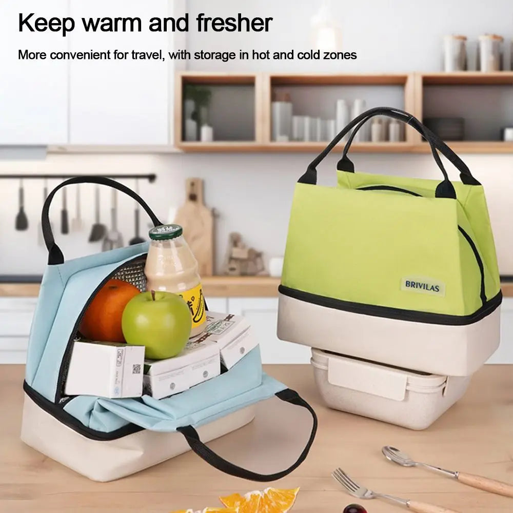 Camping Picnic Bag Lunch Bag Large Capacity Food Drink Storage Women's Casual Handbag Travel Tote Carry Aluminum Foil Tote Bag