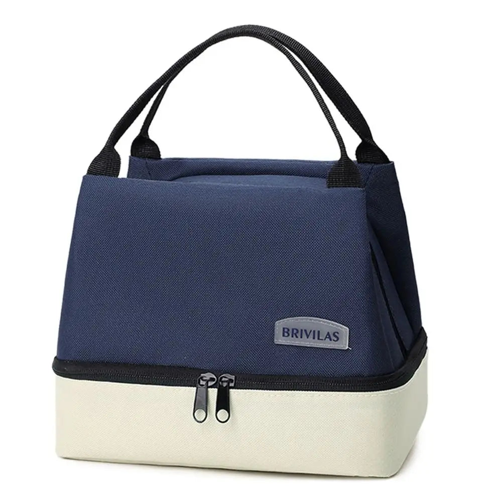 Camping Picnic Bag Lunch Bag Large Capacity Food Drink Storage Women's Casual Handbag Travel Tote Carry Aluminum Foil Tote Bag