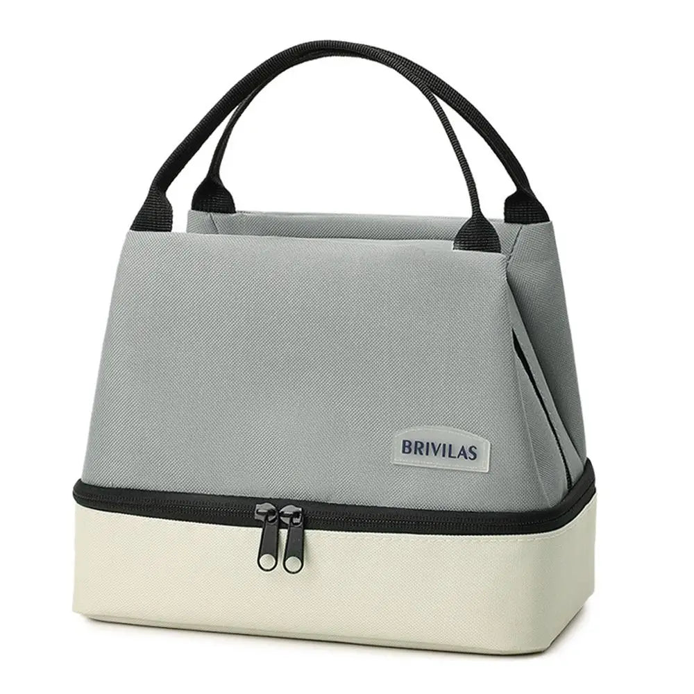 Camping Picnic Bag Lunch Bag Large Capacity Food Drink Storage Women's Casual Handbag Travel Tote Carry Aluminum Foil Tote Bag